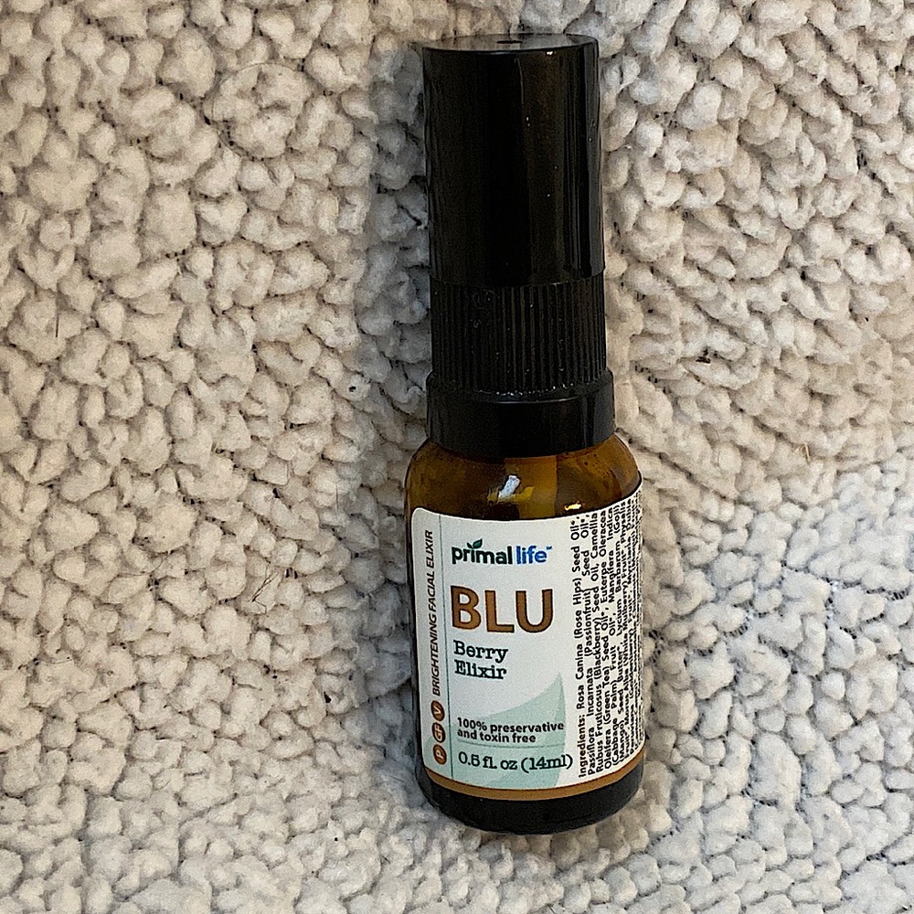 Primal Life Organics Blu Berry Elixir, Skin Brightening Elixir